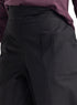 Black Poplin Wide Leg Pants - Khotwh