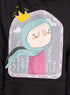 Black Printed - HoodieV Design 56 - Khotwh