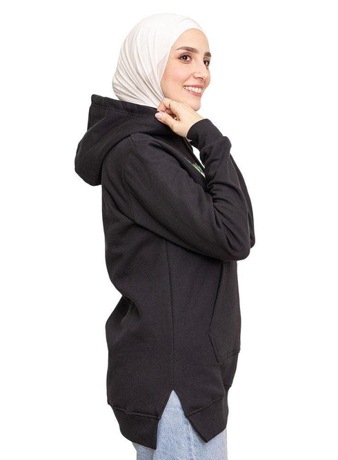 Black Printed - HoodieV Design 63 - Khotwh