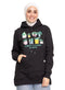 Black Printed - HoodieV Design 63 - Khotwh