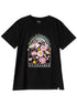 Black Printed O.S Short - Sleeve Design 2 - Khotwh