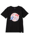 Black Printed O.S Short - Sleeve Design 3 - Khotwh