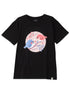 Black Printed O.S Short - Sleeve Design 3 - Khotwh