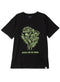 Black Printed O.S Short - Sleeve Design 4 - Khotwh