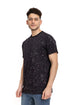 Black Printed Round T-Shirt Design 6 - Khotwh