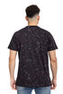 Black Printed Round T-Shirt Design 6 - Khotwh