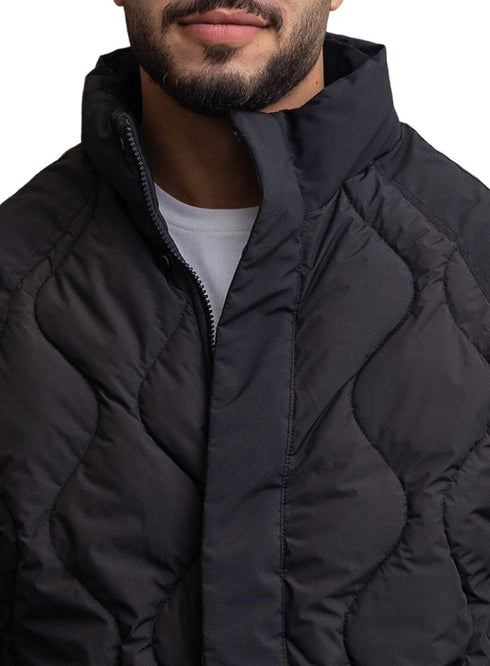 Black Puffer Jacket 3012 - Khotwh