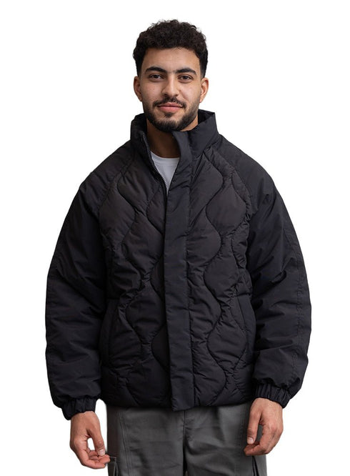 Black Puffer Jacket 3012 - Khotwh