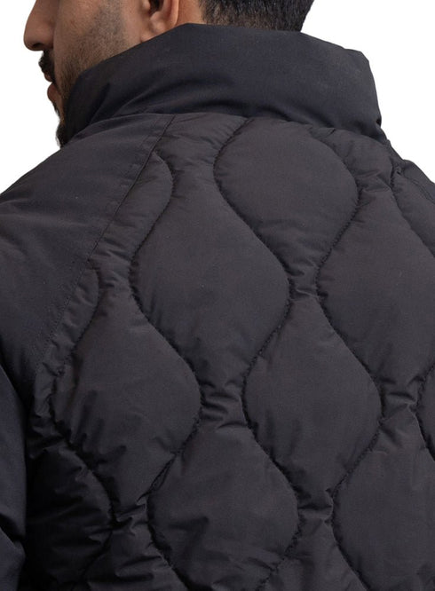 Black Puffer Jacket 3012 - Khotwh