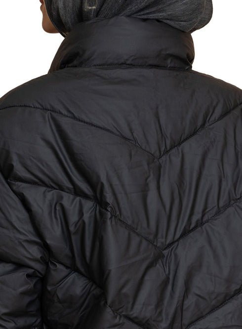 Black Puffer Jacket - Khotwh