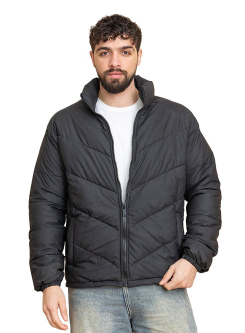 Black Puffer Jacket - Khotwh