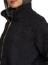 Black RD - Faux Fur High Neck Sweater - Khotwh