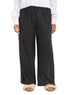 Black RD-Linen Pants - Khotwh