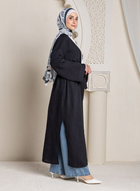 Black RD - Long Cardigan - Khotwh