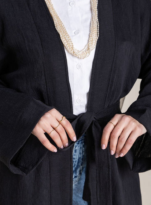 Black RD - Long Cardigan - Khotwh