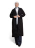 Black RD - Long Feather Coat - Khotwh