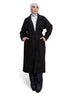 Black RD - Long Feather Coat - Khotwh