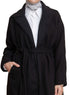 Black RD - Long Feather Coat - Khotwh