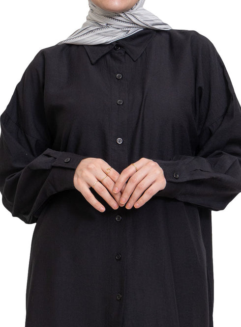 Black RD - Long Shirt - Khotwh