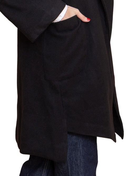 Black RD - Over Size Feather Jacket - Khotwh