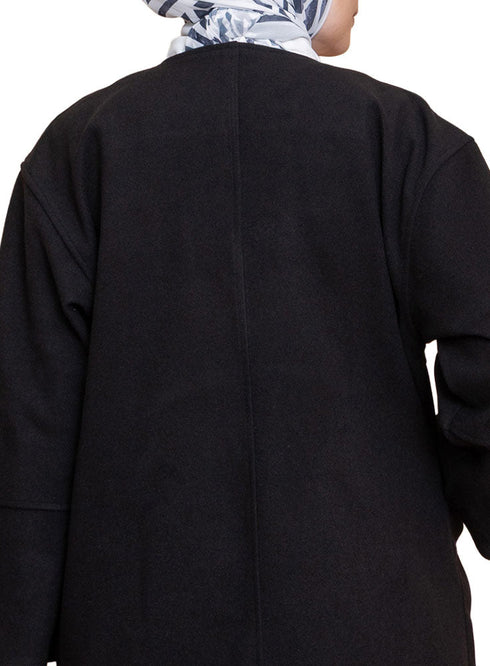 Black RD - Over Size Feather Jacket - Khotwh