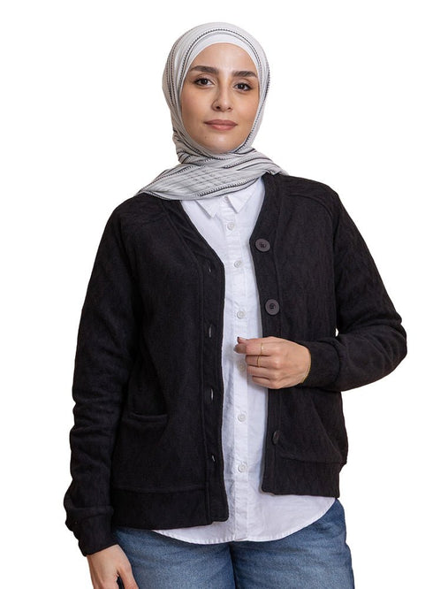 Black RD - Patterned Sweater - Khotwh