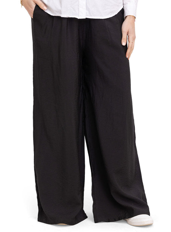 Black RD - Wide Leg Pant - Khotwh