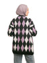 Black Rhombus Cardigan - Khotwh