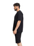 Black Ribbed suit (M) - Khotwh