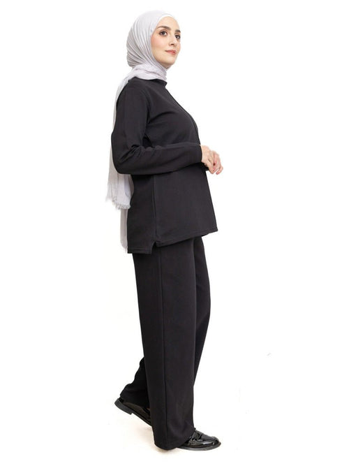 Black Ribbed suit (W) - Khotwh