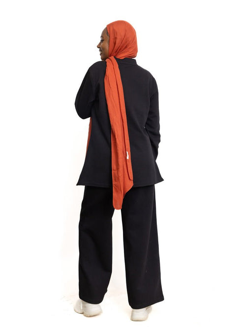 Black Ribbed suit (W) - Khotwh