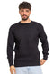 Black Round Pullover - Khotwh