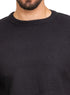 Black Round Pullover - Khotwh