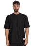 Black S - Jacquard O - S Round T-Shirt - Khotwh