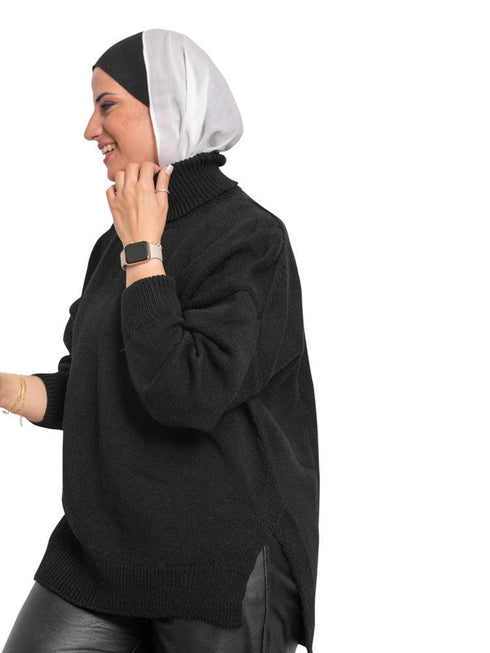 Black S - Vent Pullover - Khotwh