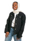Black Short Jacket Jeans - Khotwh