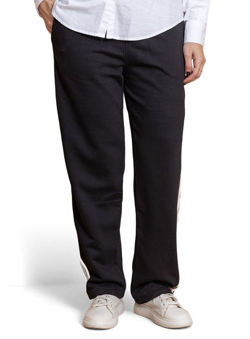 Black Side Stripe Pant - Beige - Khotwh
