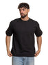 Black Squares O.S Round T-Shirt - Khotwh