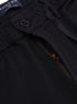 Black Straight Leg Gabardine Pant - Khotwh