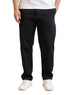 Black Straight Leg Gabardine Pant - Khotwh
