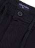 Black Straight Leg Gabardine Pant - Khotwh