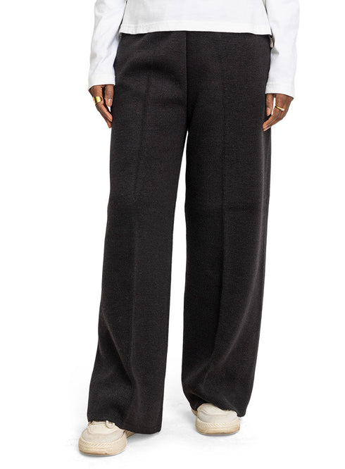 Black Striped Knit Suit 2 - Khotwh