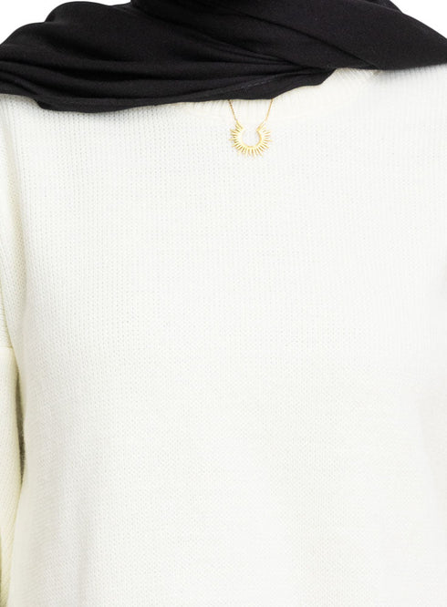 Black Striped Knit Suit 2 - Khotwh