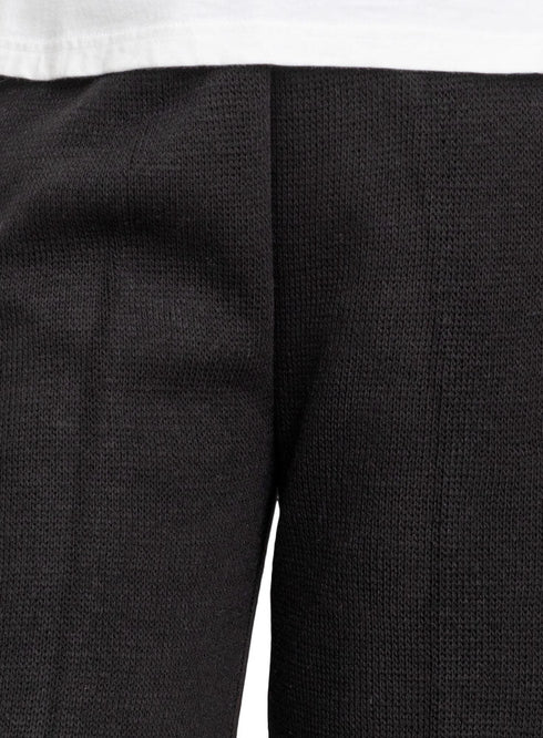 Black Striped Knit Suit 2 - Khotwh