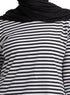 Black Striped Long - Sleeve - Khotwh