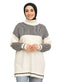 Black Striped Pullover Design 1 - Khotwh