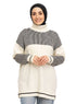 Black Striped Pullover Design 1 - Khotwh