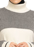 Black Striped Pullover Design 1 - Khotwh