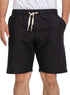Black Striperd Jacquard Short - Khotwh