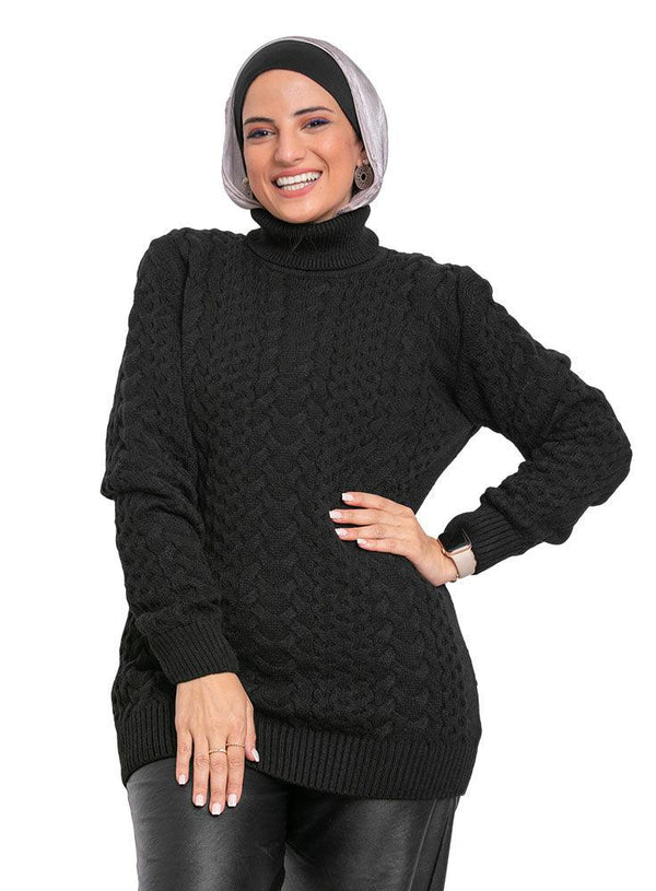 Black Style 1 Pullover - Khotwh